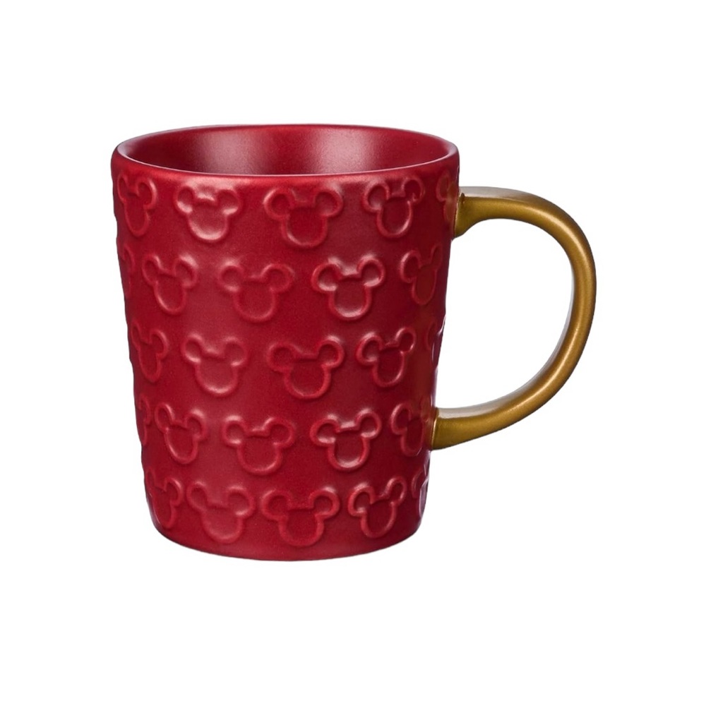 Mickey Mouse Icon Red & Gold Mug